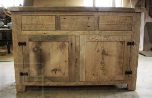 reclaimed wood cabinets Ontario, reclaimed wood buffets Ontario, buffet, console, side table, Lee Valley Hardware, Gerald Reinink, HD Threshing, Oakville, Ontario