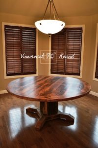 reclaimed round tables Ontario, round table, Gerald Reinink