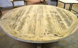 reclaimed round tables Ontario, round table, Gerald Reinink