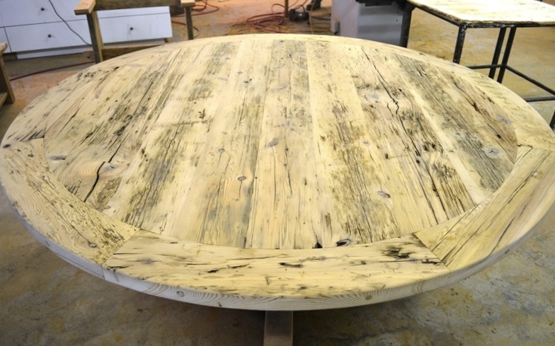 reclaimed round tables Ontario, round table, Gerald Reinink