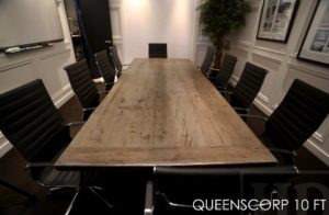 solid wood boardroom tables, Toronto, Grey, Gray, Reclaimed Wood Tables Ontario, HD Threshing, Threshing Floor, Live Edge, epoxy, conference, commercial, marketing, law