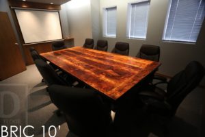 boardroom table Ajax, conference table, reclaimed wood table, Ontario, Epoxy, Resin, HD Threshing, HD Threshing Floor Furniture, barnwood table, custom boardroom table