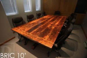 boardroom table Ajax, conference table, reclaimed wood table, Ontario, Epoxy, Resin, HD Threshing, HD Threshing Floor Furniture, barnwood table, custom boardroom table