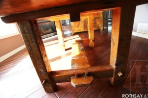 reclaimed wood table, Cambridge, Ontario, mennonite furniture Cambridge, rustic table, barnwood table, HD Threshing, HD Threshing Floor Furniture , Gerald Reinink, epoxy, resin, farmhouse table, harvest tables Toronto, solid wood furniture, live edge, recycled wood furniture