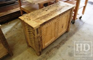 reclaimed wood buffet Ontario