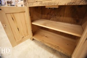 unfinished reclaimed wood buffet Ontario