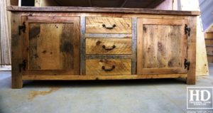 unfinished reclaimed wood buffet Ontario