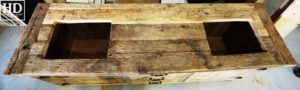 unfinished reclaimed wood buffet Ontario