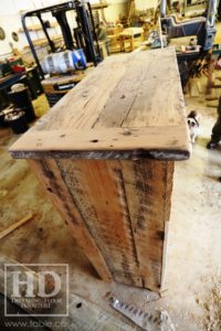 unfinished reclaimed wood buffet Ontario