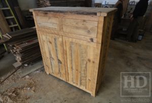 unfinished reclaimed wood buffet Ontario