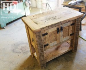 unfinished reclaimed wood buffet Ontario