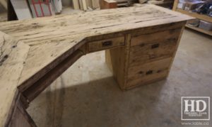 desk, desk, reclaimed wood desks, Ontario, HD Threshing Floor Furniture, Gerald Reinink, rustic