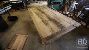 trestle table, Ontario, reclaimed wood table, rustic