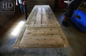 trestle table, Ontario, reclaimed wood table, rustic, Mennonite furniture