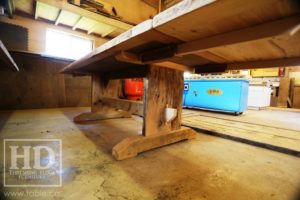 trestle table, Ontario, reclaimed wood table, rustic, Mennonite furniture