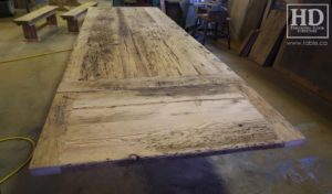 trestle table, Ontario, reclaimed wood table, rustic, Mennonite furniture