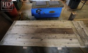 trestle table, Ontario, reclaimed wood table, rustic, Mennonite furniture