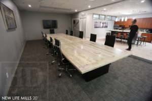 boardroom tables Cambridge, Ontario, Kitchener, Waterloo, GTA, epoxy, threshing floor table, Mennonite Furniture, Gerald Reinink, conference table, rustic furniture Canada