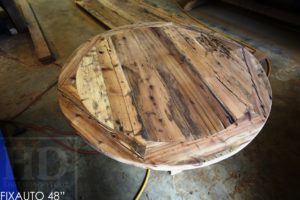 Reclaimed Wood Round Table, boardroom round table Ontario