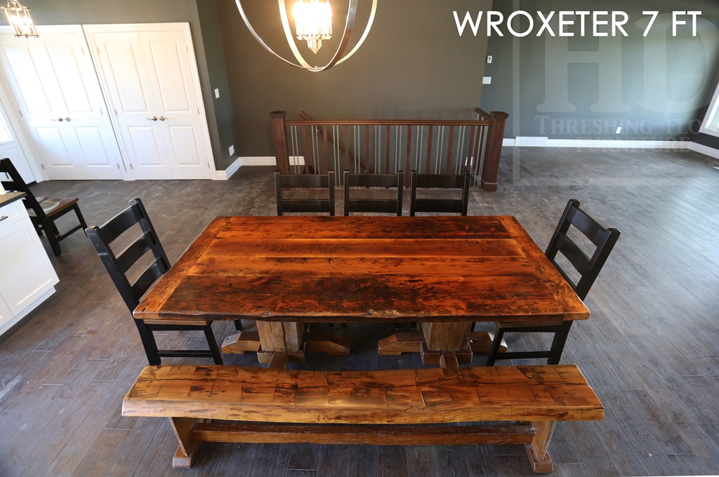 Reclaimed Wood Pedestal Dining Table | Round Pedestal Tables